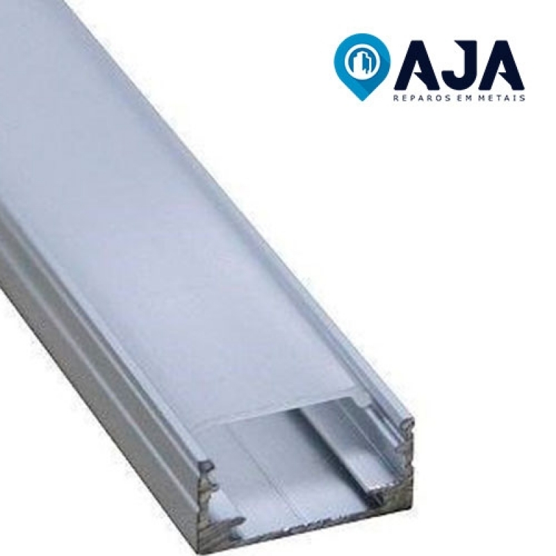 Conserto de Perfil de Alumínio Duplo Orçar ABC - Conserto de Perfil de Alumínio de 50x50