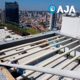 pintura para estrutura metálica em hospital Santos